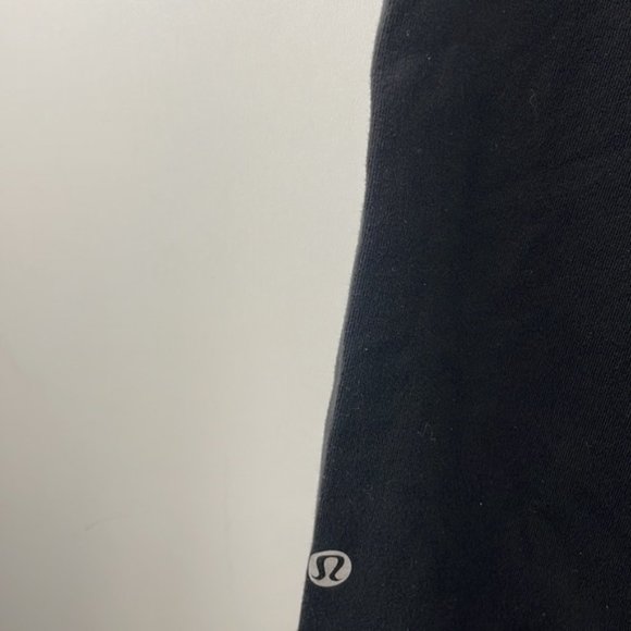 LULULEMON Crop Pants Black Drawstring Elastic Waist Athletic Size 4 - Picture 11 of 12